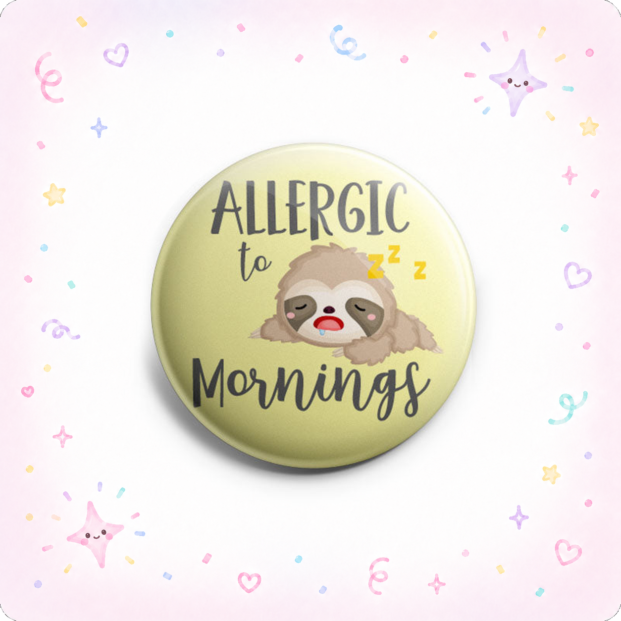 Allergic to Mornings Topper - - Topperswap