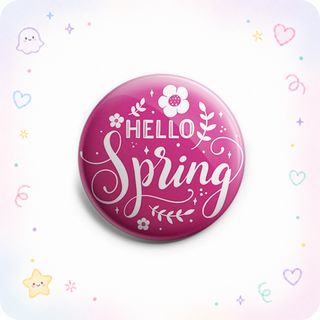 Hello Spring Pink Topper