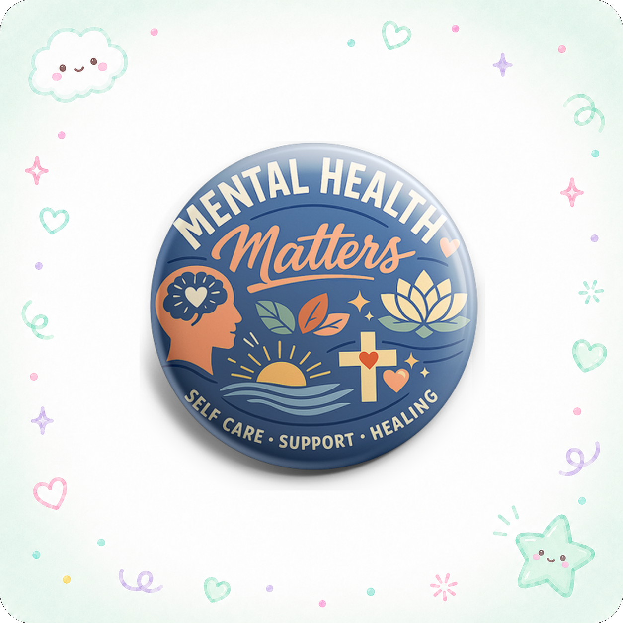 Mental Health Matters Topper - - Topperswap