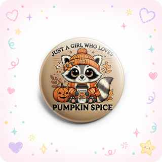 Pumpkin Spice Raccoon Topper