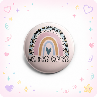 Hot Mess Rainbow Topper