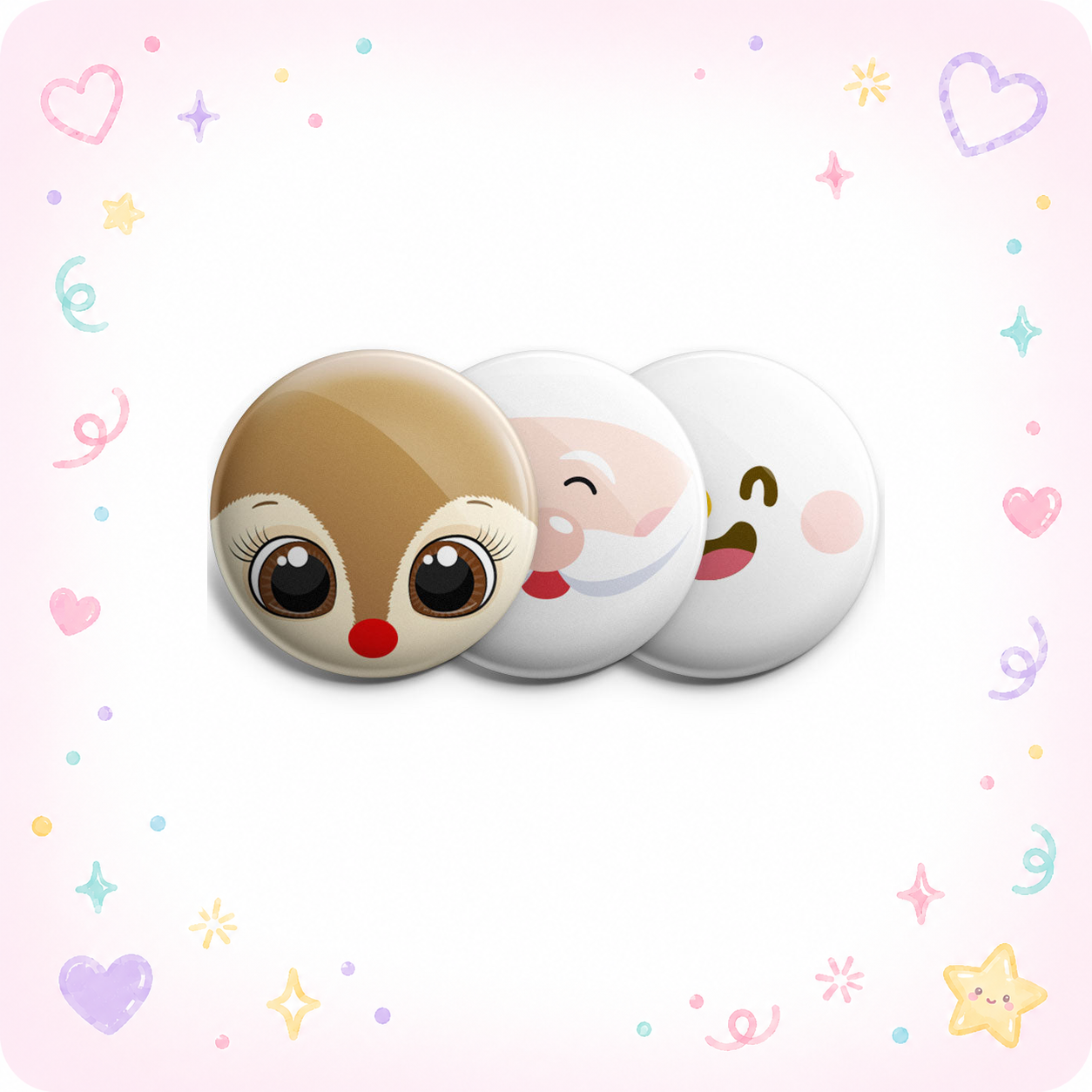 Christmas Face 3-Pack - (Save 5%) - - Topperswap