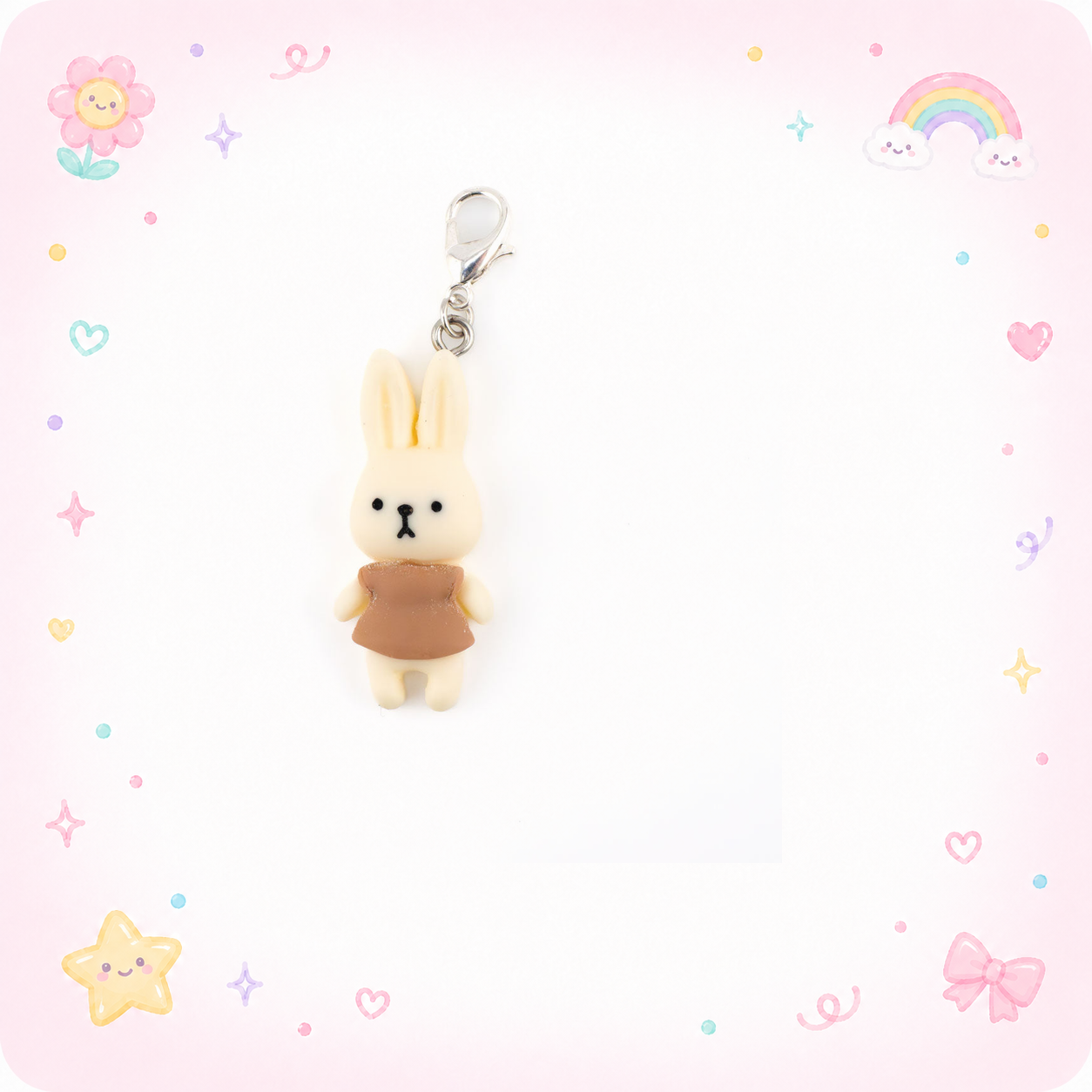 Bunny Bliss Charm Badge Reel Add-on - - Topperswap
