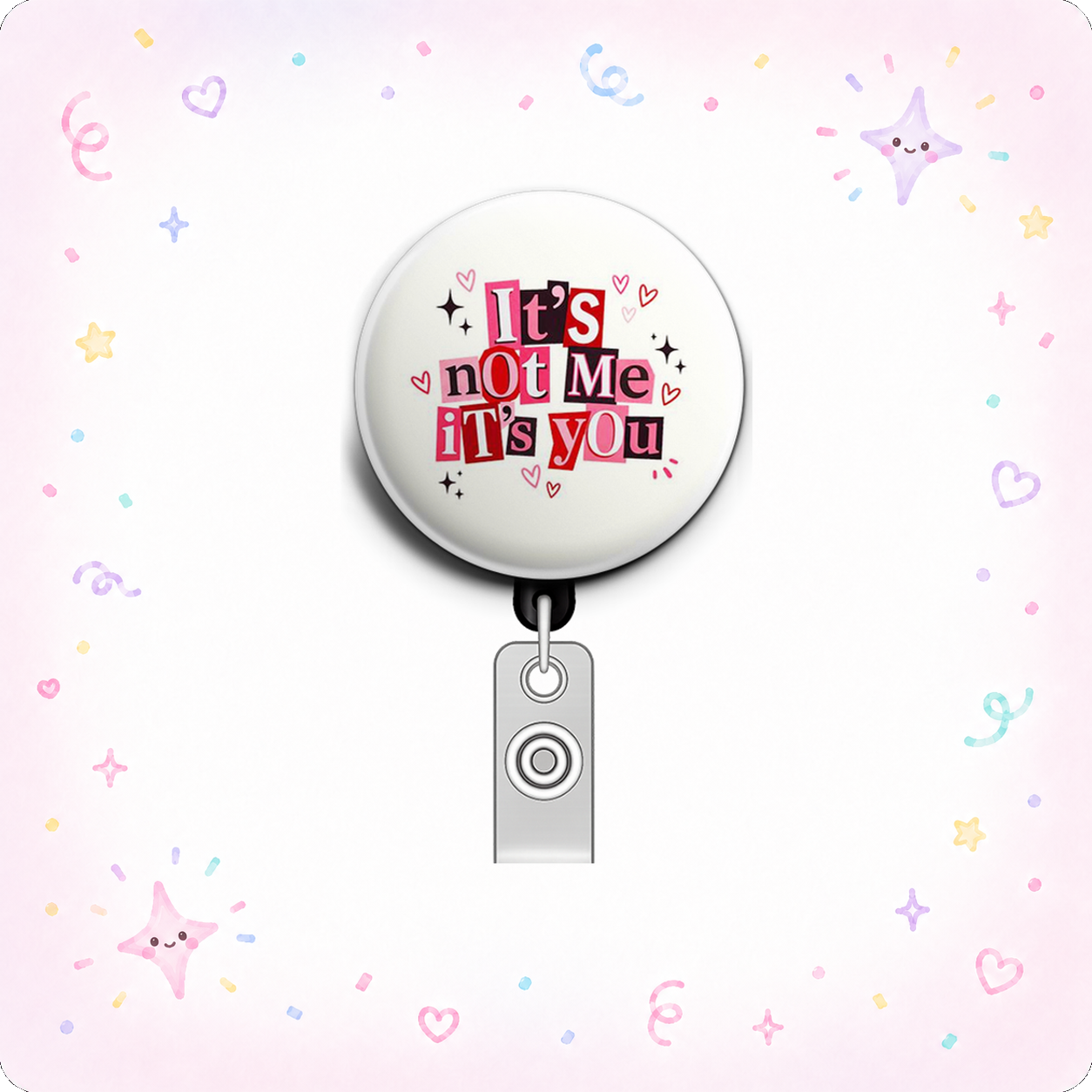 Breakup Legend Swapfinity Retractable ID Badge Reel - - Topperswap