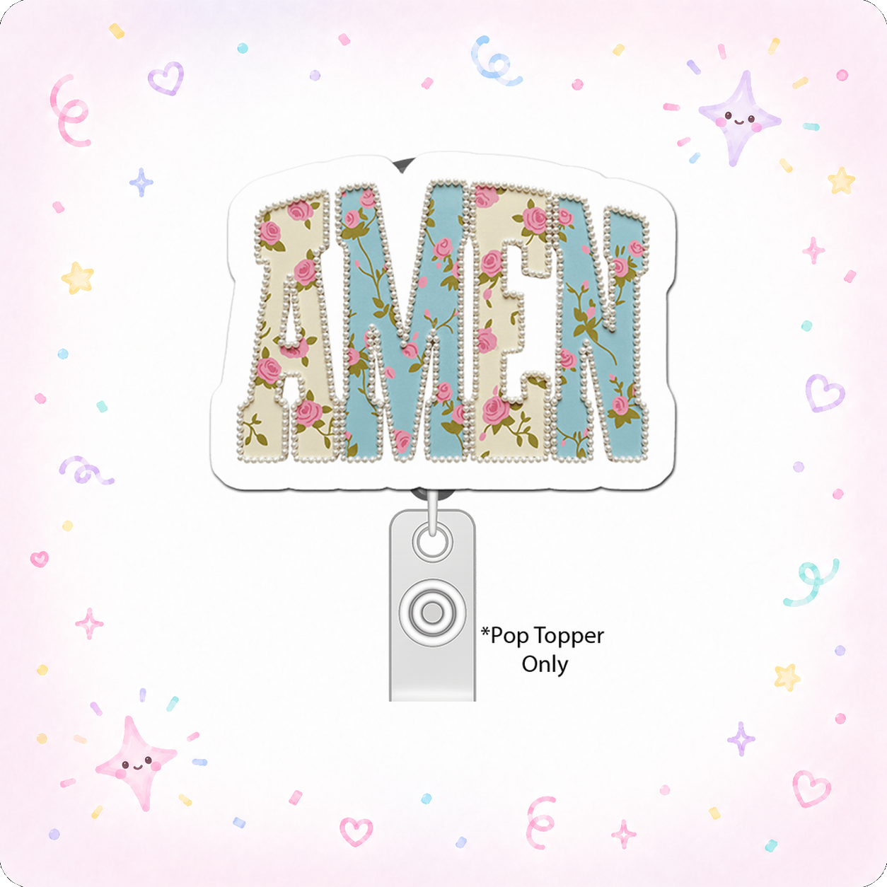 Floral Amen Guru Pop Topper - - Topperswap