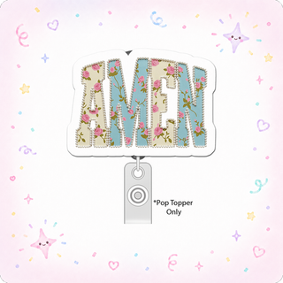 Floral Amen Guru Pop Topper