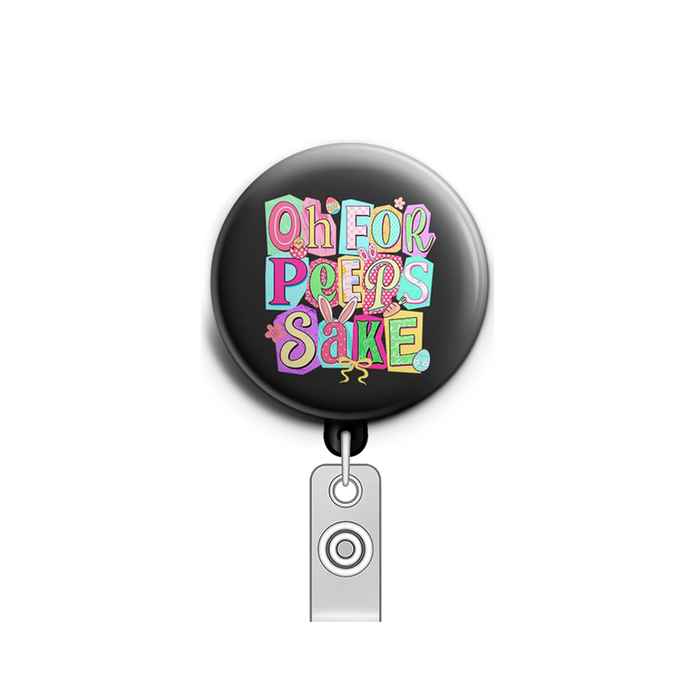 Bunny Vibe Swapfinity Retractable ID Badge Reel - - Topperswap