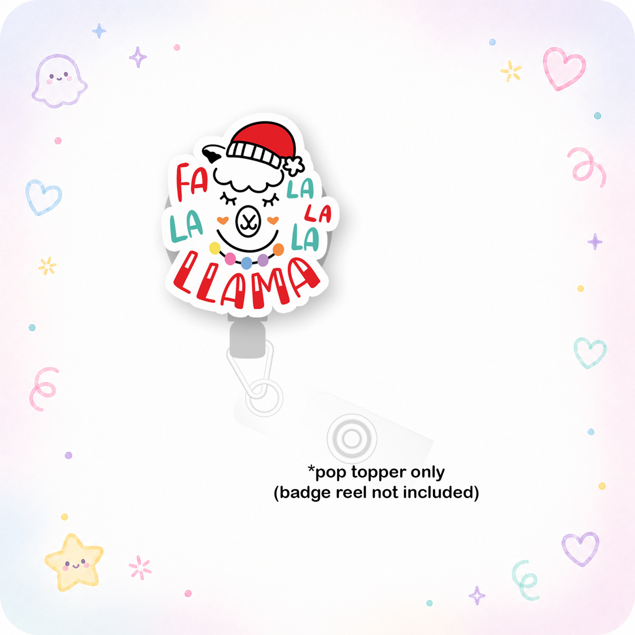 Fa La La Llama Joy Pop Topper - - Topperswap
