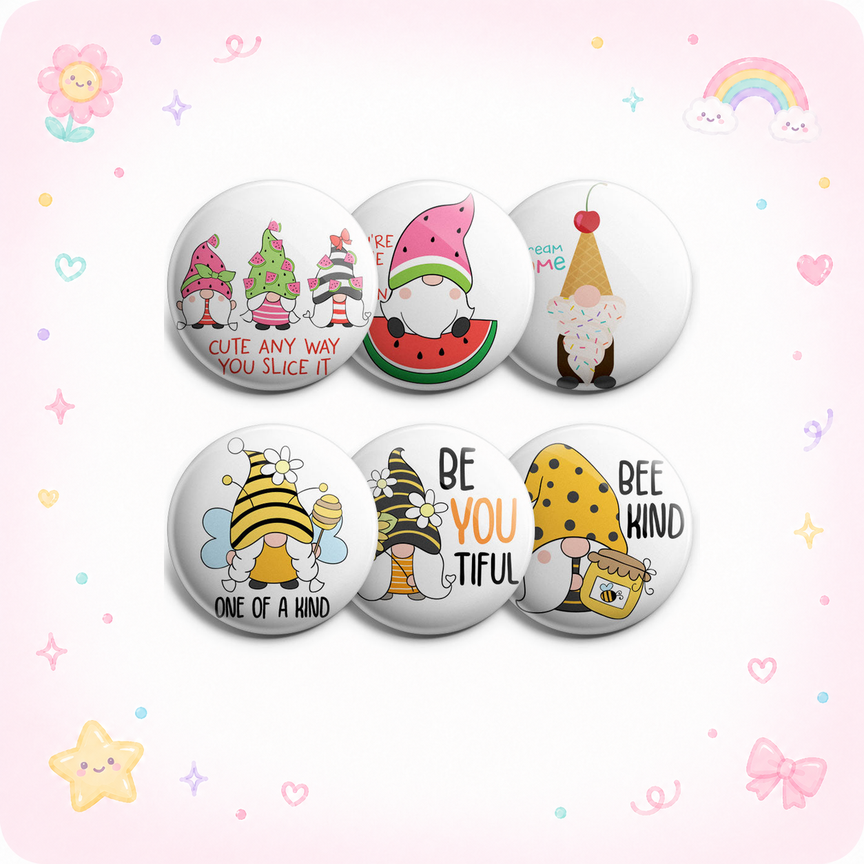 Summer Gnomes 6-Pack (Save 15%) - - Topperswap