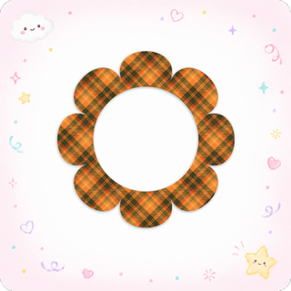 Burnt Pumpkin Plaid Swapfinity Swapper Frame