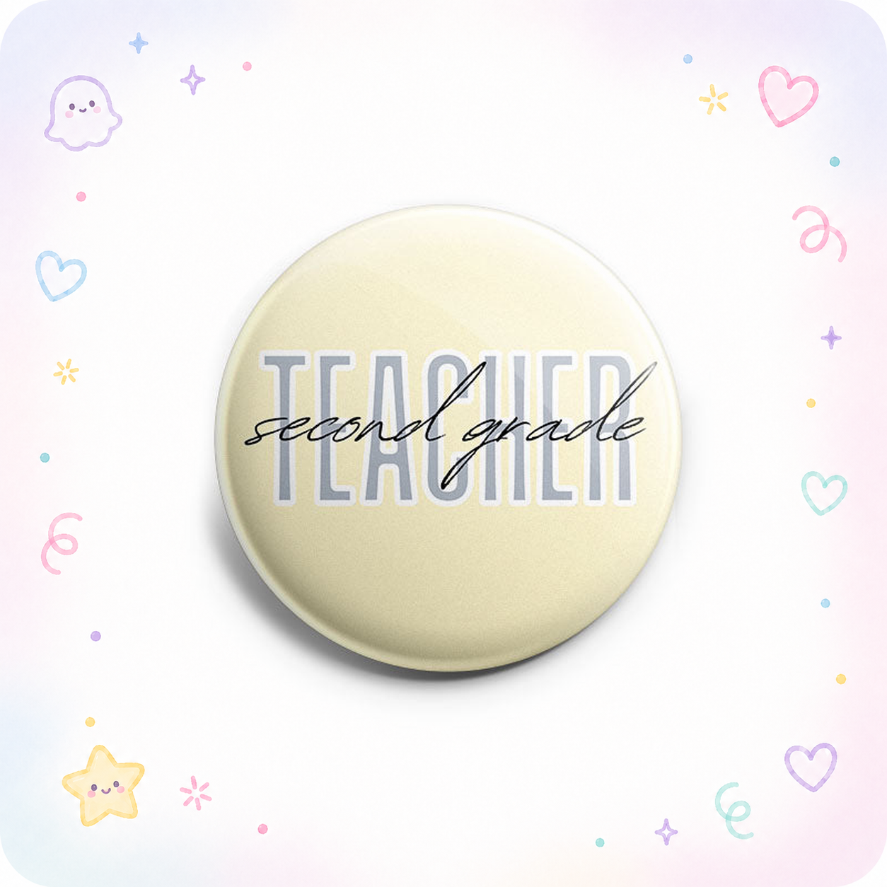 2nd Grade Teacher Topper - - Topperswap