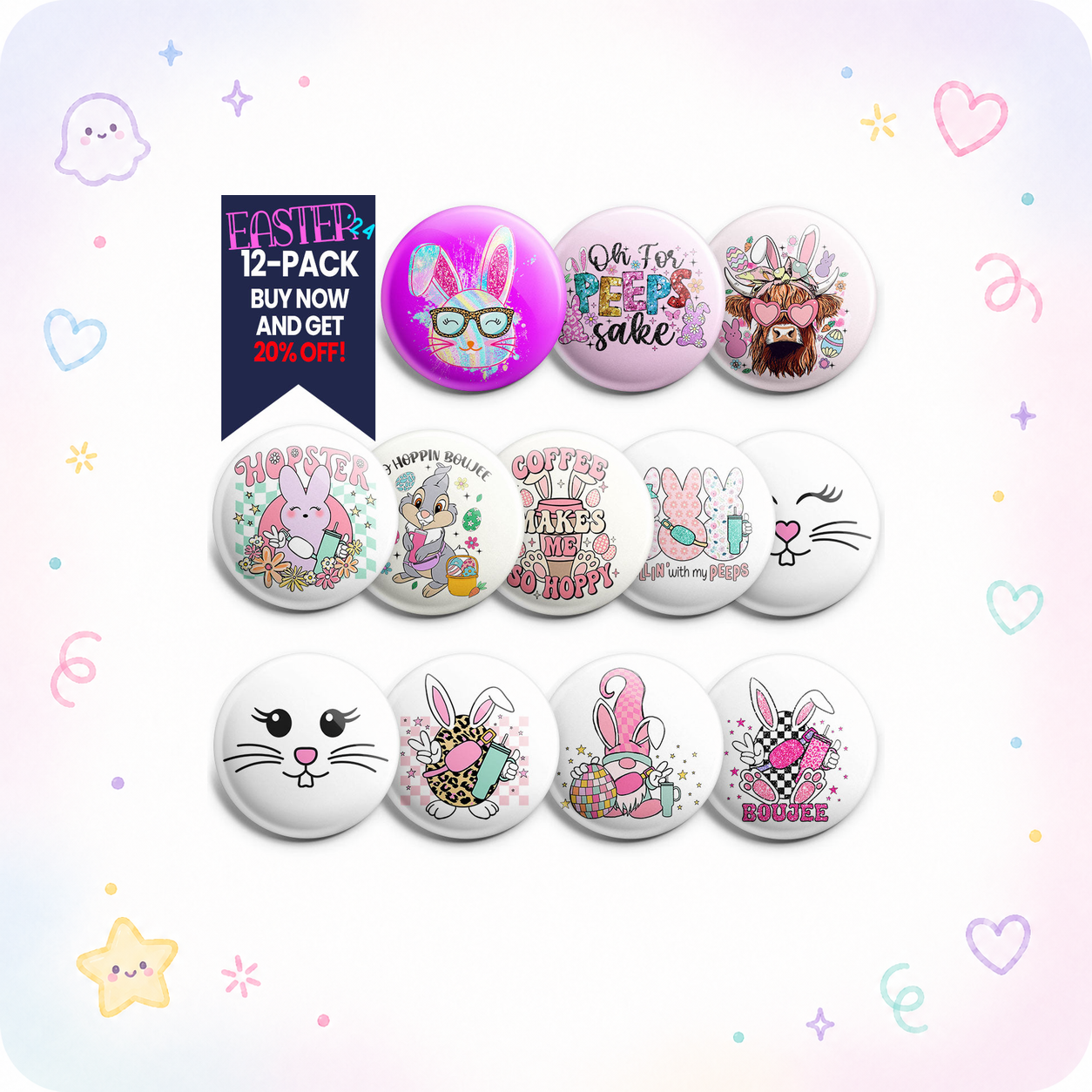 Ultimate Easter Extravaganza Topper 12-Pack - - Topperswap