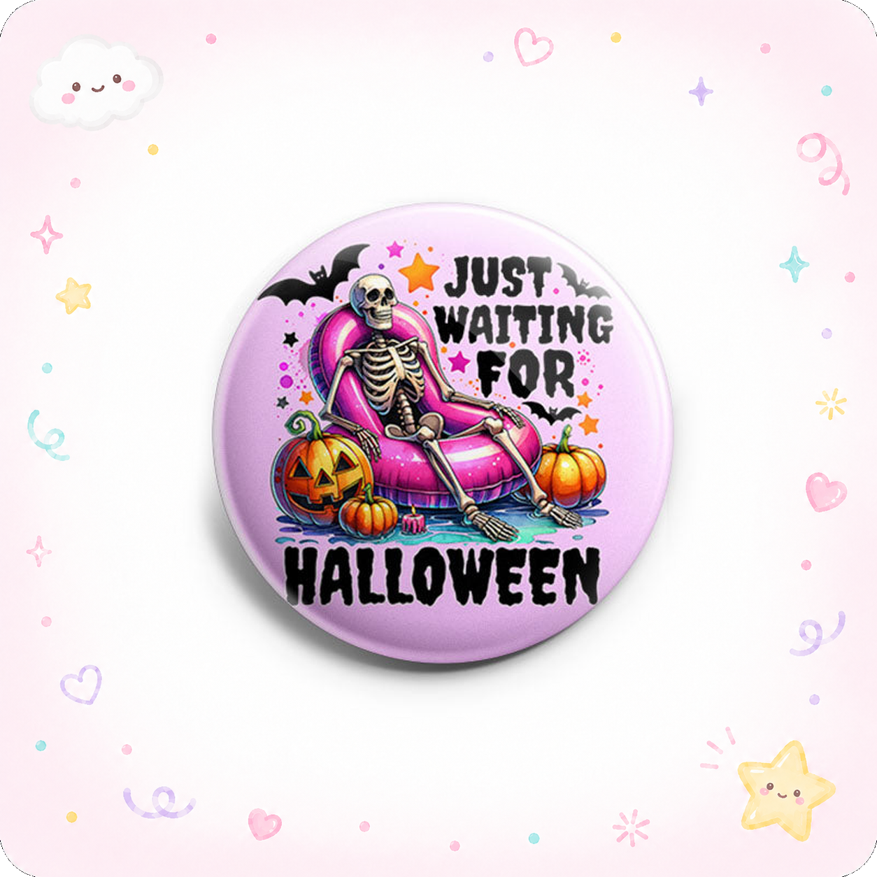 Just Waiting for Halloween Topper - - Topperswap