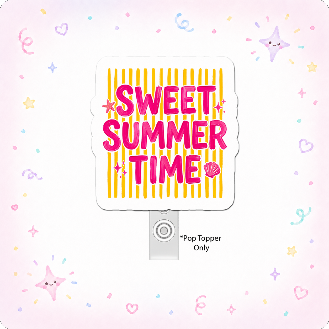 Beach Bliss Boss Pop Topper - - Topperswap