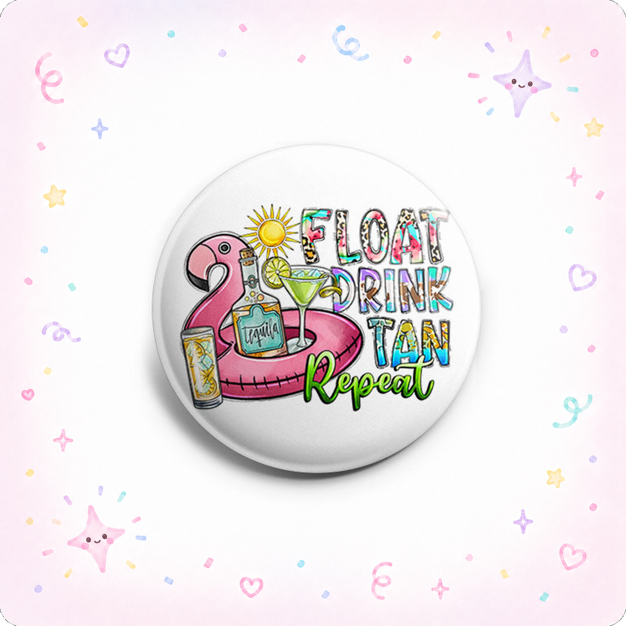 Float Drink Repeat Topper - - Topperswap