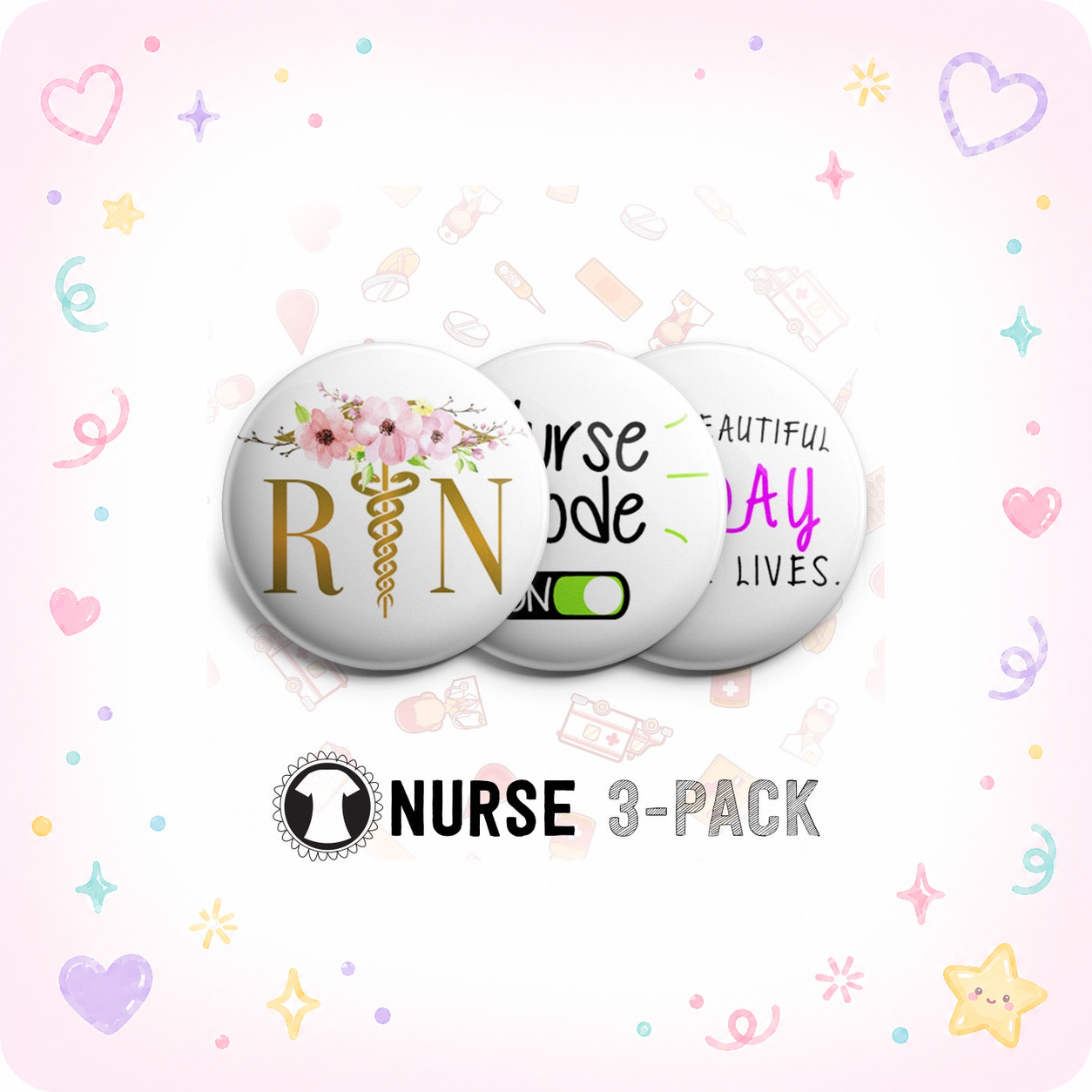 Nurse 3-Pack (Save 5%) - - Topperswap