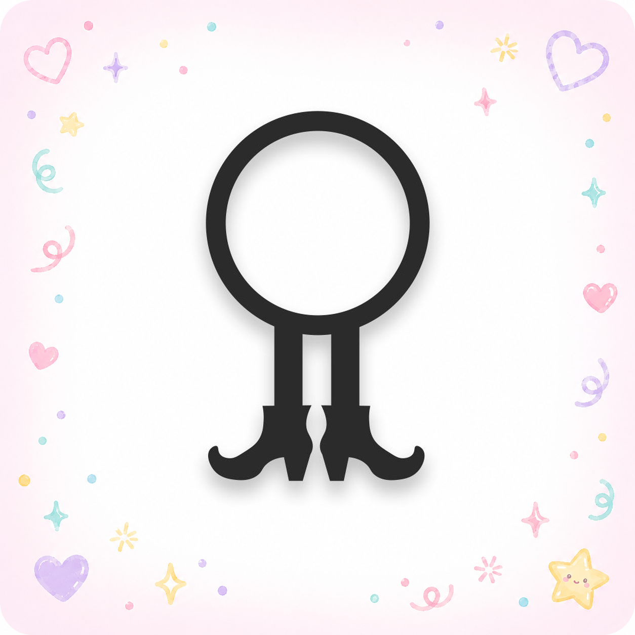 Witchy Feet Swapfinity Swapper Frame - Black - - Topperswap