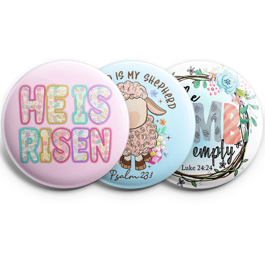 Scriptural Grace Easter Topper 3-Pack - Classic Shine - Topperswap