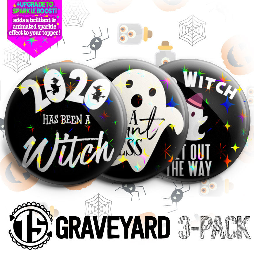 Graveyard 3-Pack (Save 5%) - Make them Sparkle! - Topperswap