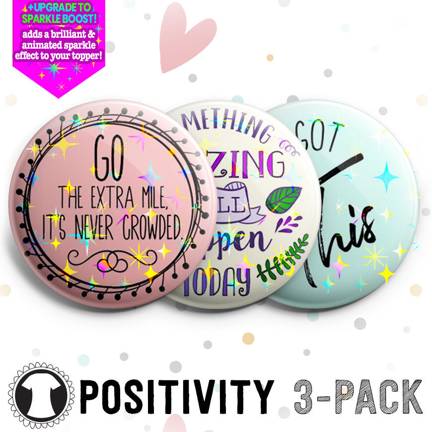 Positivity 3-Pack (Save 5%) - Make them Sparkle! - Topperswap
