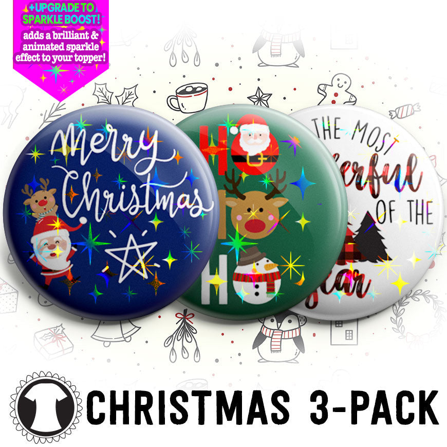 Christmas 3-Pack - (Save 5%) - Make them Sparkle! - Topperswap