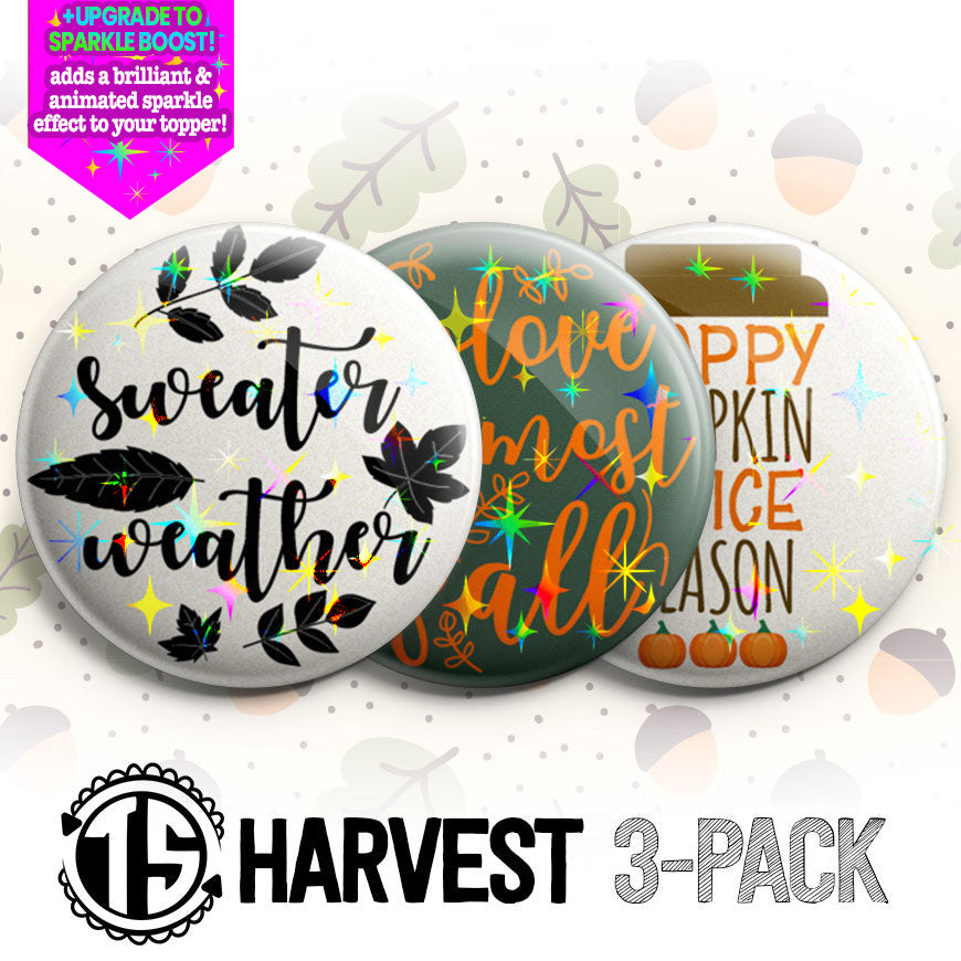 Harvest 3-Pack (Save 5%) - Make them Sparkle! - Topperswap