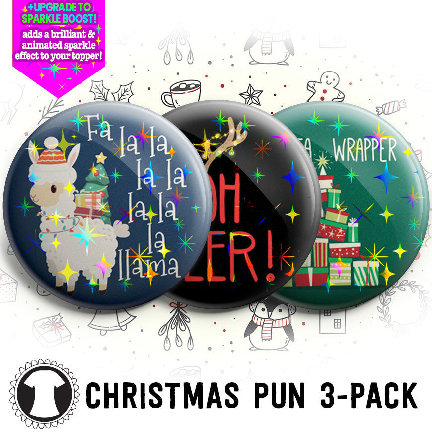 Christmas Fun 3-Pack - (Save 5%) - Make them Sparkle! - Topperswap