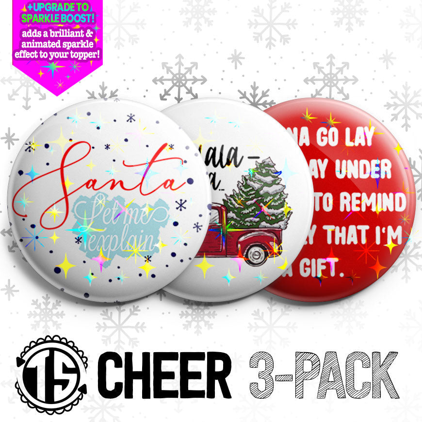 Cheer 3-Pack - (Save 5%) - Make them Sparkle! - Topperswap