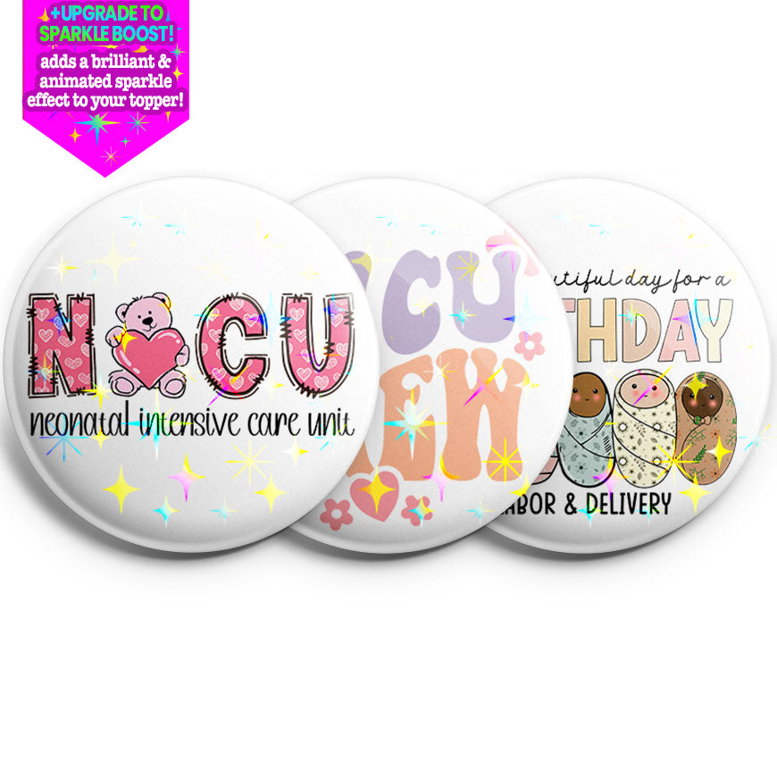 The NICU Crew 3-Pack (Save 5%) - Make them Sparkle! - Topperswap