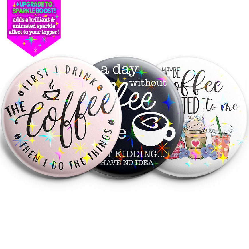 Pretty Coffee 3-Pack (Save 5%) - Make them Sparkle! - Topperswap