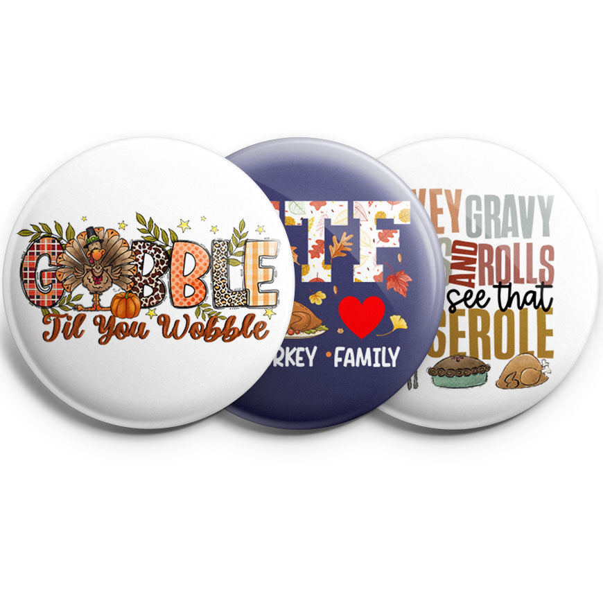 Quirky Turkey Quotables Topper 3-Pack (Save 5%) - Classic Shine - Topperswap