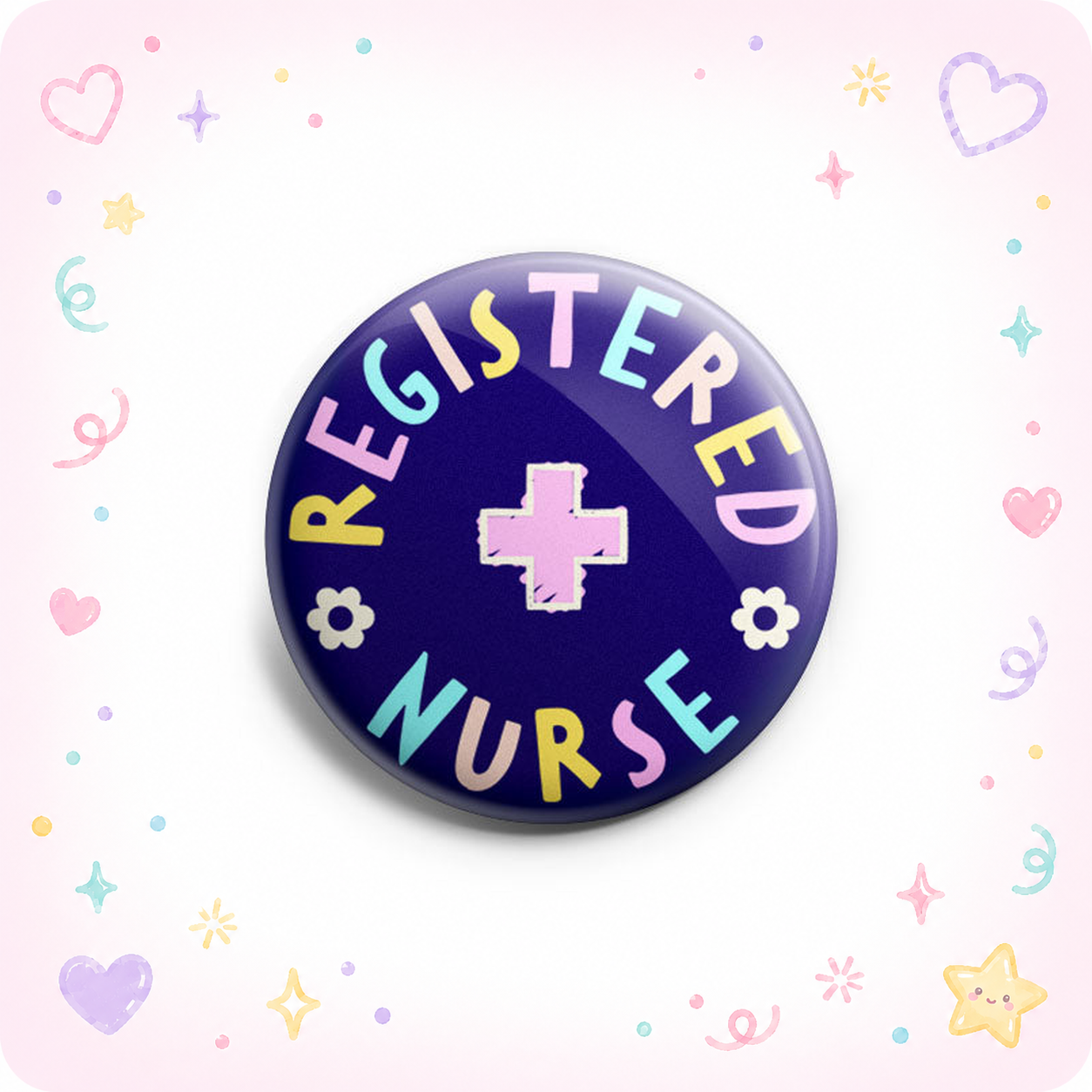 Registered Nurse Circle Topper - - Topperswap