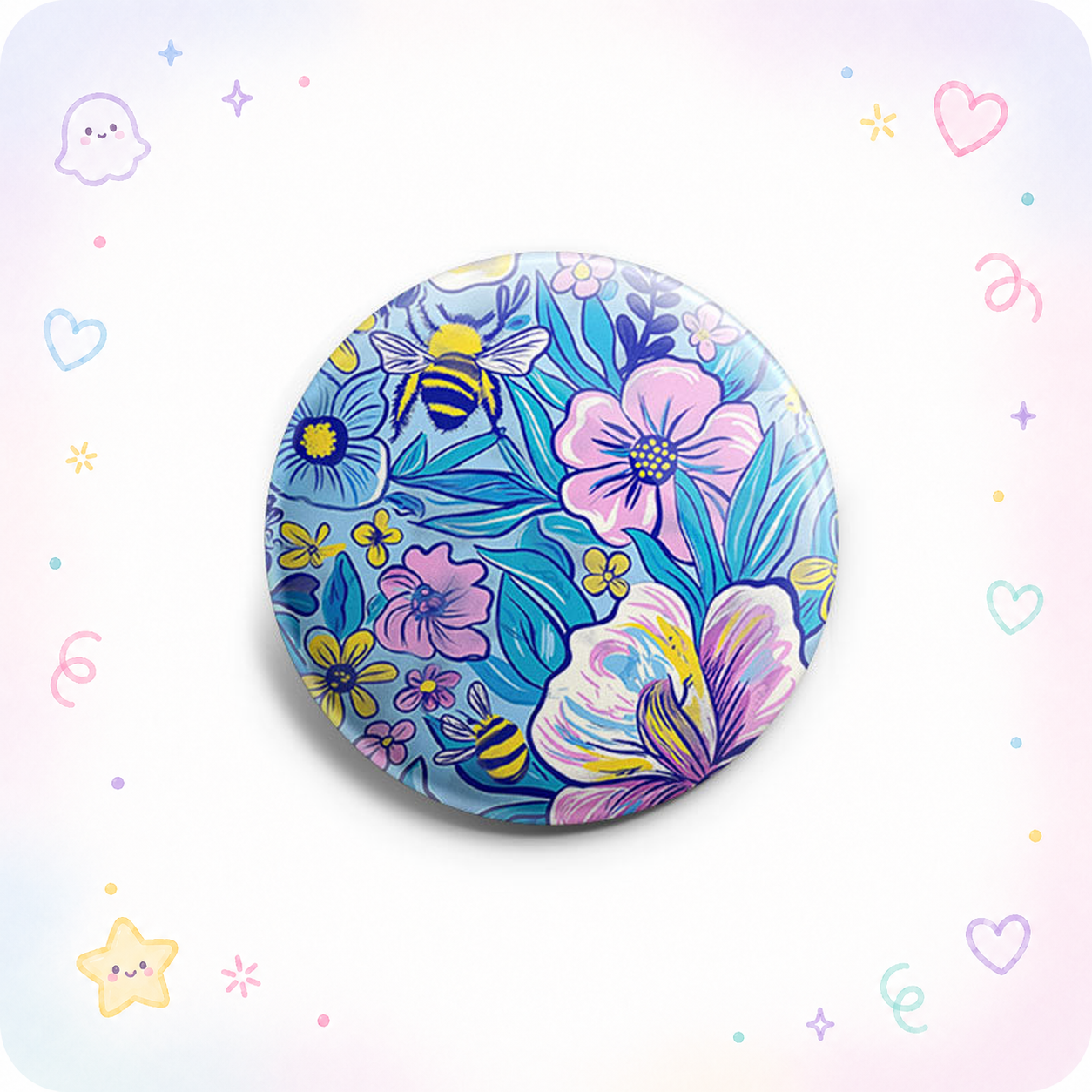 Blossoming Bee Garden Topper - - Topperswap