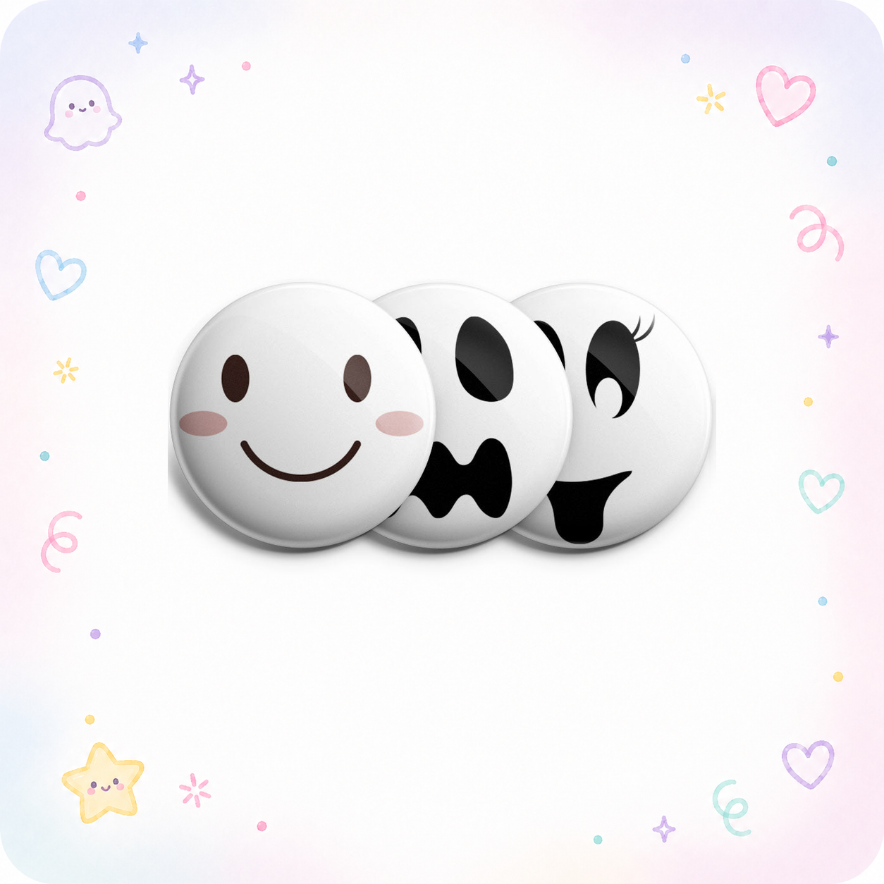 Ghost Face 3-Pack (Save 5%) - - Topperswap