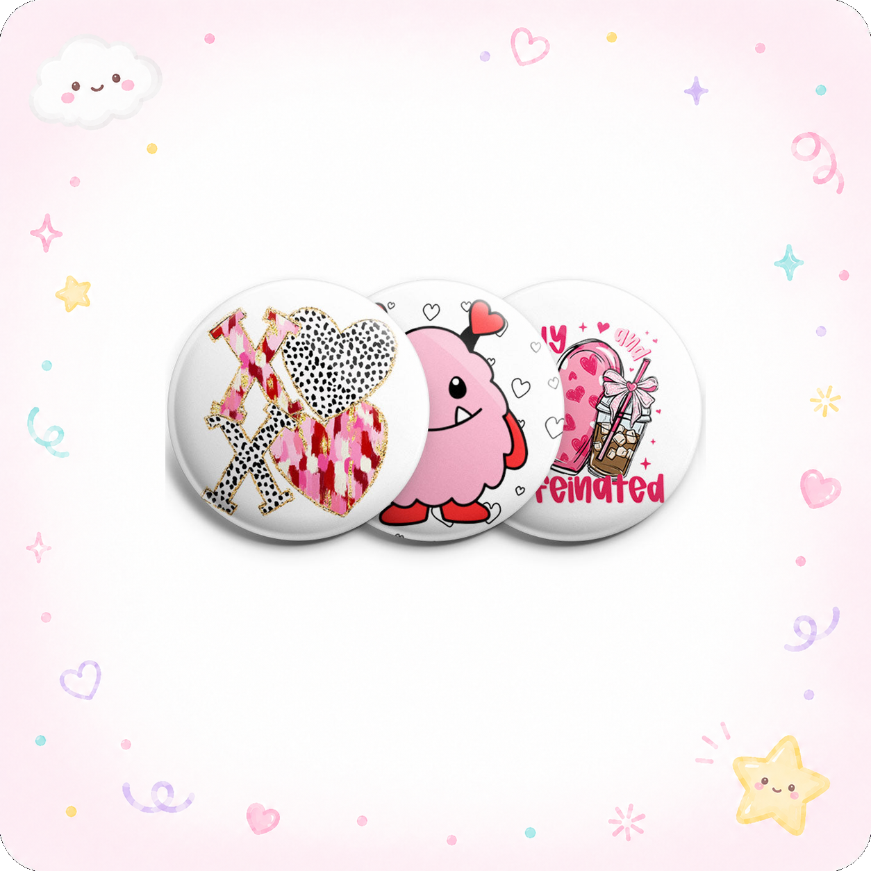 XO Love Squad Topper 3-Pack (Save 5%) - - Topperswap