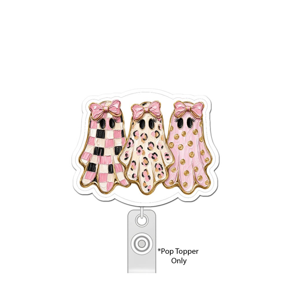 Glam Ghost Trio Vibes Pop Topper