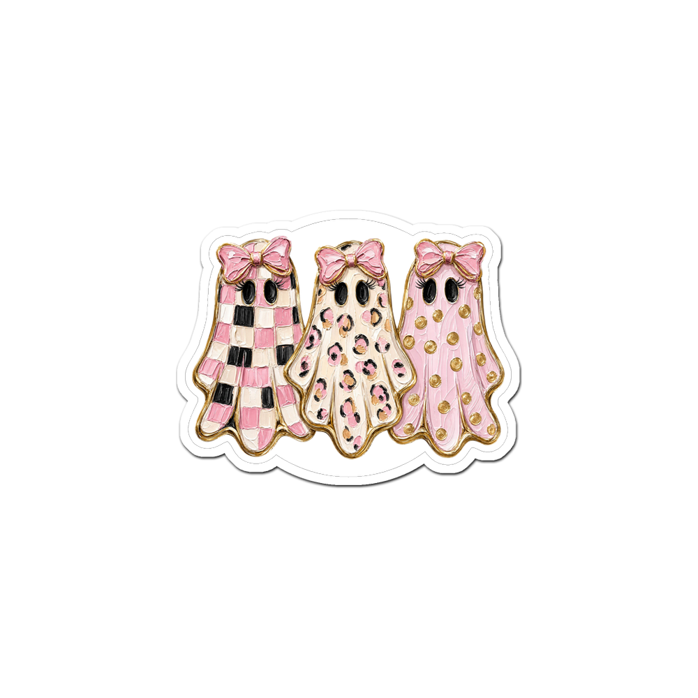 Glam Ghost Trio Vibes Sticker