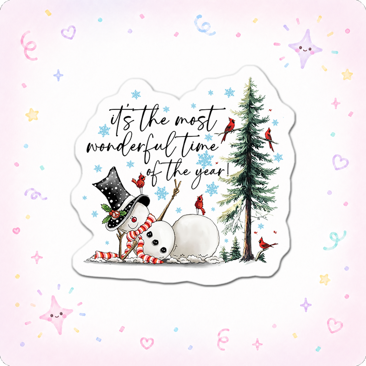 Winter Wonderland Warrior Sticker - - Topperswap