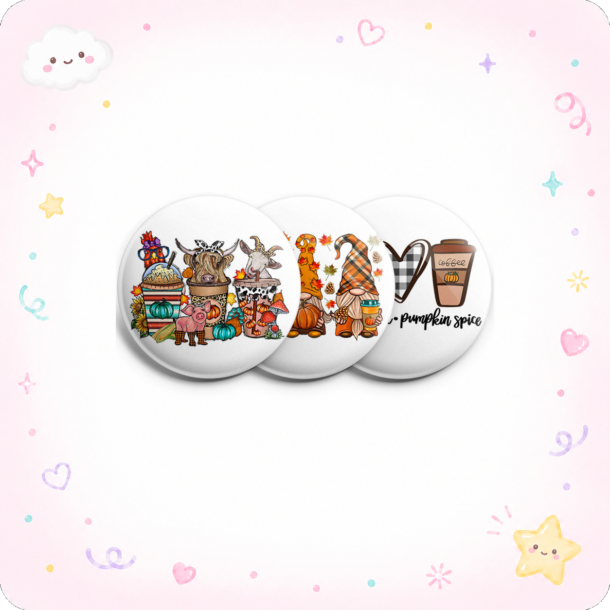 Coffee Critters Topper 3-Pack (Save 5%) - - Topperswap