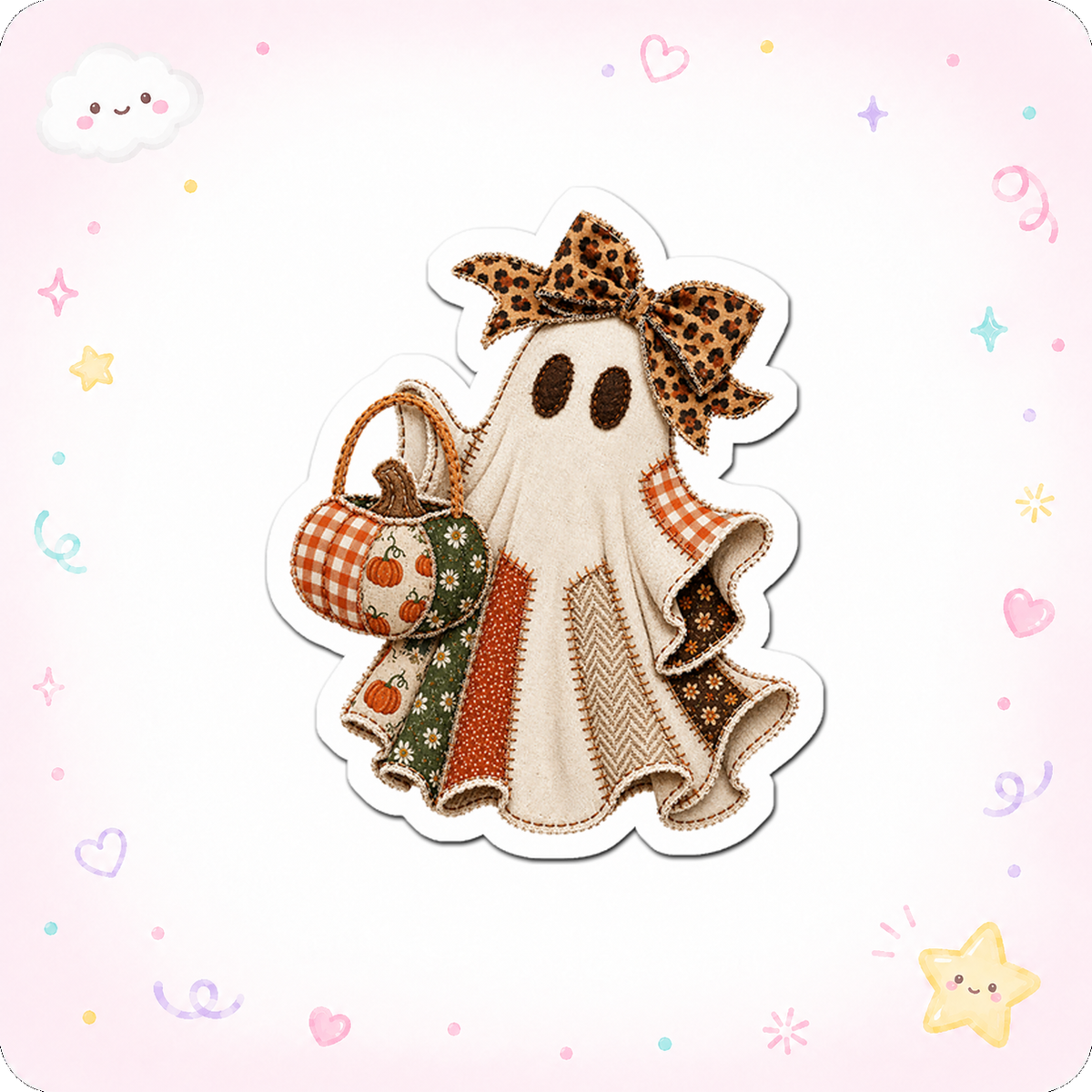 Pumpkin Patch Phantom Sticker - - Topperswap