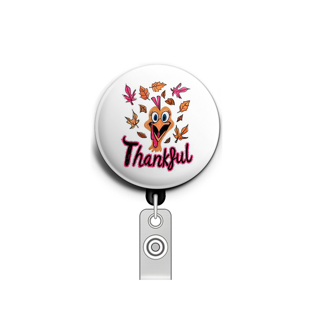 Grateful Gobbler Swapfinity Retractable ID Badge Reel - - Topperswap