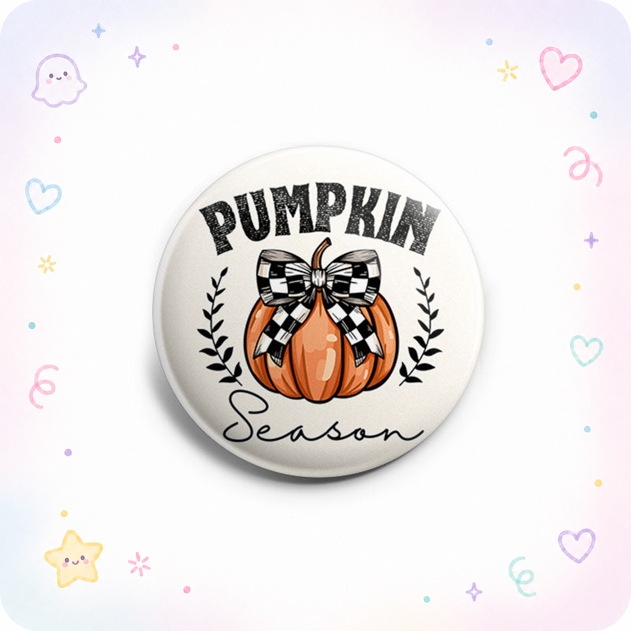 Buffalo Check Pumpkin Topper - - Topperswap