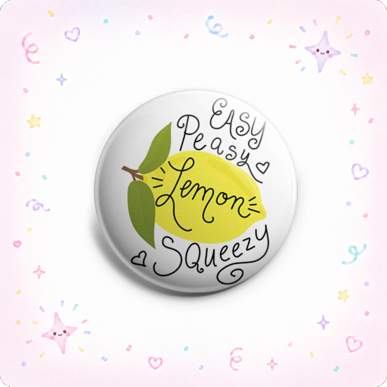 Easy Peasy Lemon Squeezy Topper - - Topperswap
