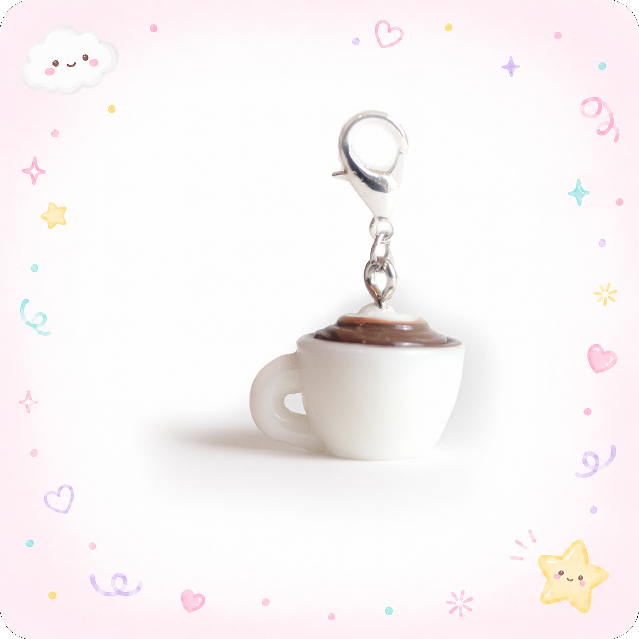 Cappuccino Coffee Charm Add-on - - Topperswap