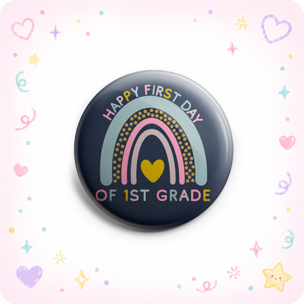 First Day Rainbow 1st Topper - - Topperswap