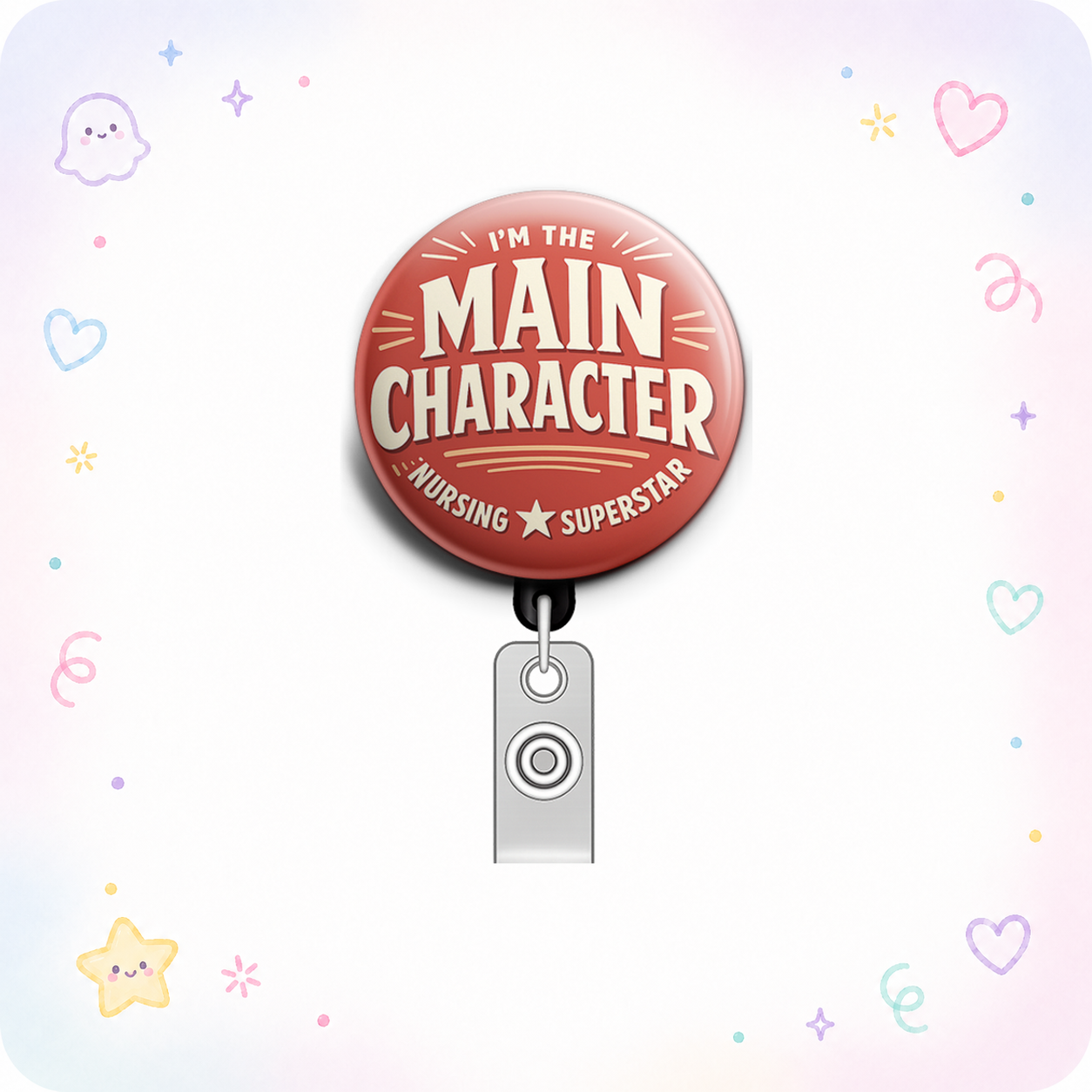 Main Character Swapfinity Retractable ID Badge Reel - - Topperswap