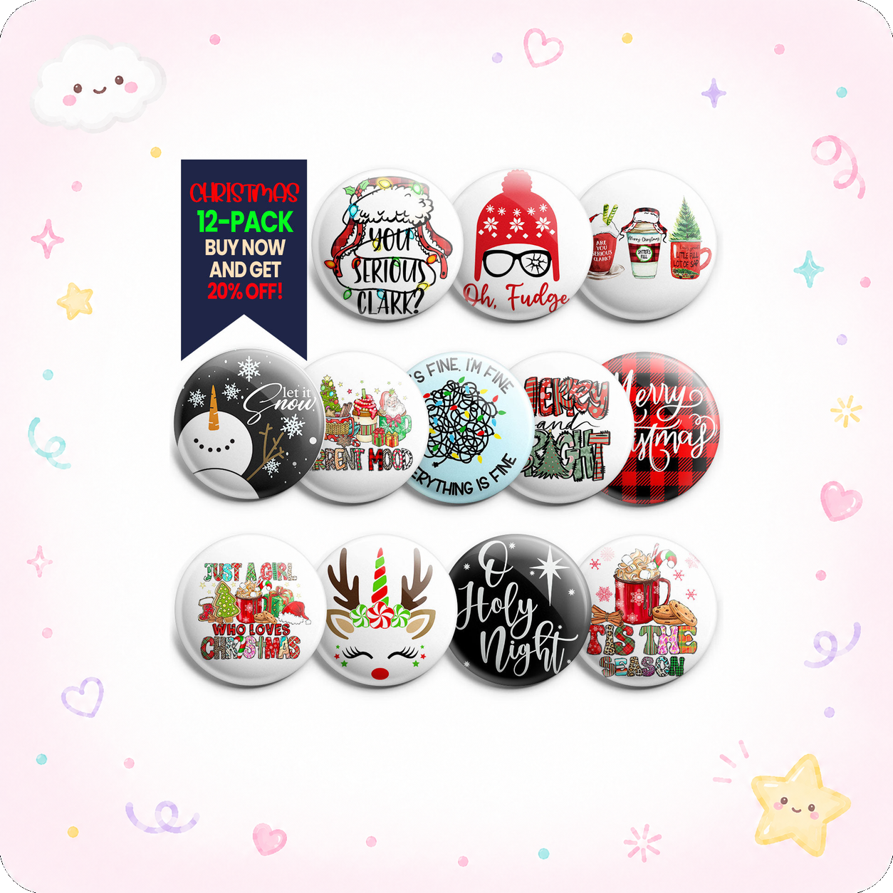 Christmas Cheer 12-Pack - - Topperswap