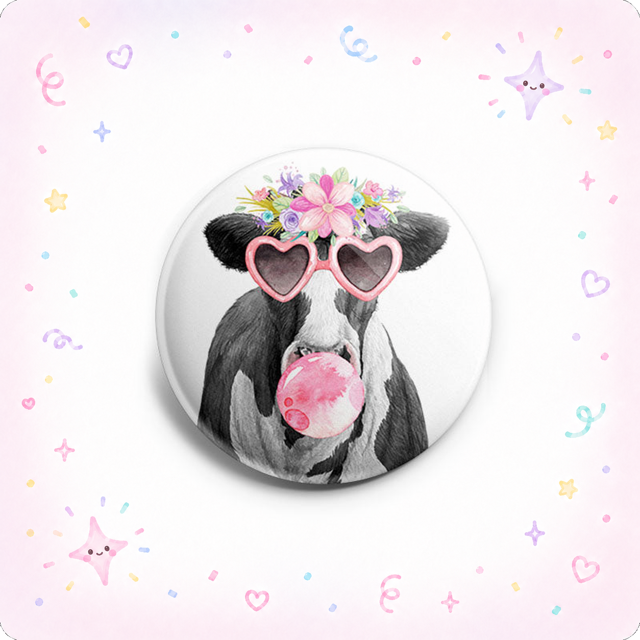 Bubblegum Cow Topper - - Topperswap