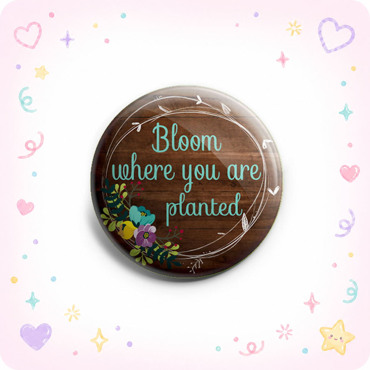 Bloom Where You Are Planted Topper - Vault - - Topperswap
