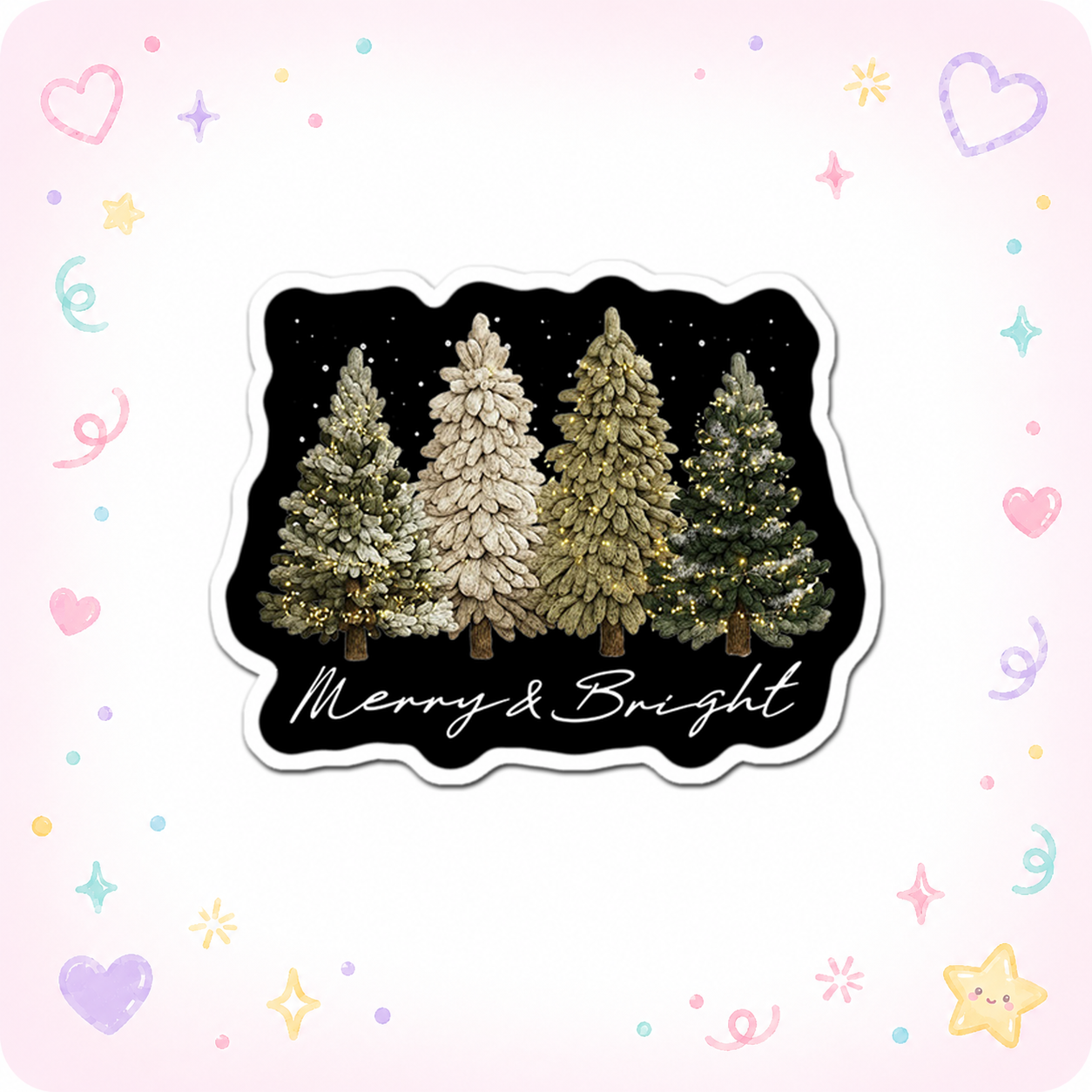 Merry & Bright Maestro Sticker - - Topperswap